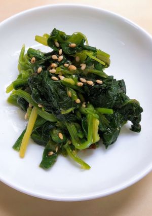 給食の味!?ほうれん草のおひたし-レシピのメイン写真
