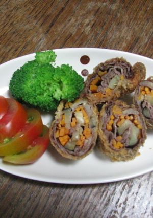 くるくる旬の野菜巻き-レシピのメイン写真