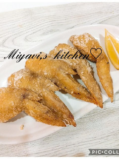 シンプルに♡手羽のニンニク塩唐揚げ♡-レシピのメイン写真