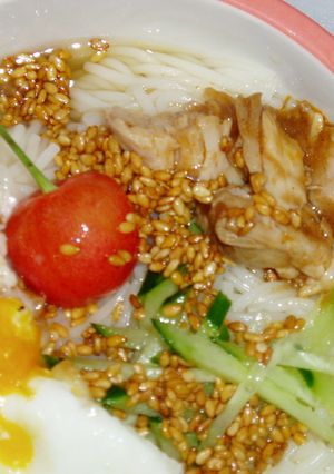 中華風ごまそうめん-レシピのメイン写真
