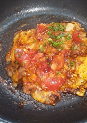 チーズトマト入り。お好み焼き-レシピのメイン写真