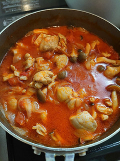ズボラ女子が作る鶏モモ肉のトマト煮-レシピのメイン写真