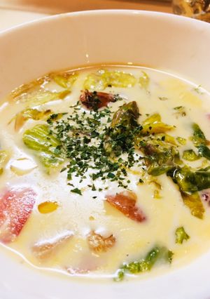 春野菜の豆乳スープ-レシピのメイン写真