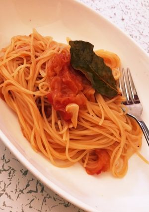 こだわりのトマトパスタ-レシピのメイン写真