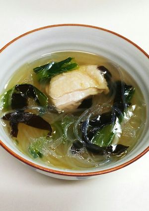 簡単！美味しい☆鶏肉のやわらか中華スープ-レシピのメイン写真