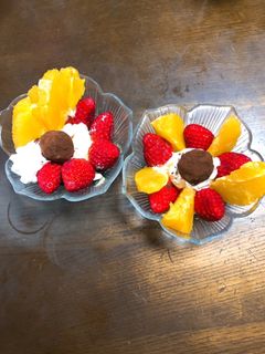 家にあるフルーツで簡単パフェもどき-レシピのメイン写真