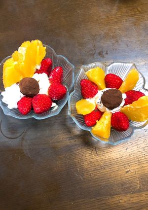 家にあるフルーツで簡単パフェもどき-レシピのメイン写真