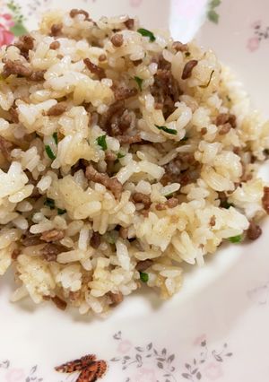 合挽き肉のニンニクチャーハン-レシピのメイン写真