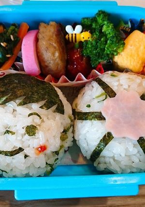 春＊弁当＊卒園＊男の子＊桜-レシピのメイン写真