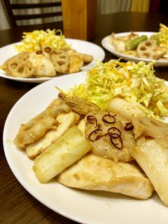 鶏胸肉と蓮根の味噌マヨ炒め-レシピのメイン写真