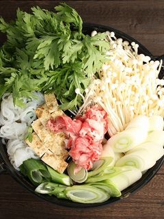 簡単!牛こま☆すき焼き-レシピのメイン写真