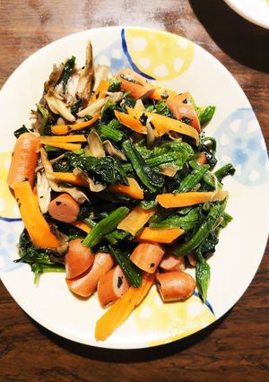 ほうれん草の香味ソテー-レシピのメイン写真