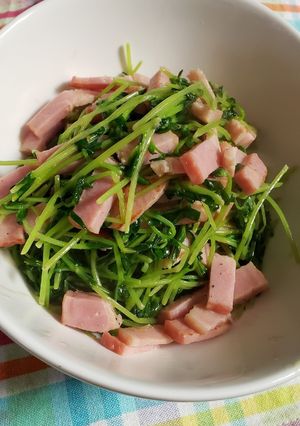 豆苗ベーコンのキューピーマヨ炒め-レシピのメイン写真