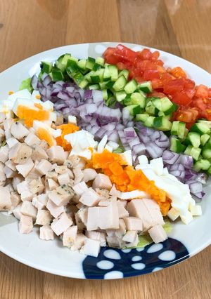 コブサラダ(チキンシーザー サラダ)-レシピのメイン写真