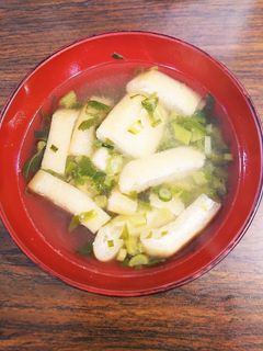 小ネギと油揚げの出汁入り味噌汁-レシピのメイン写真