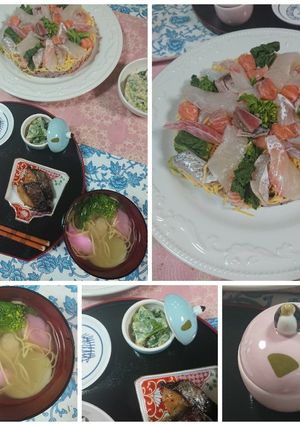 お雛祭りの料理-レシピのメイン写真