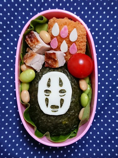 キャラ弁♥️カオナシ-レシピのメイン写真