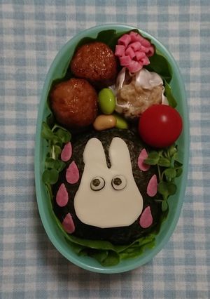 キャラ弁♥️小トトロ-レシピのメイン写真