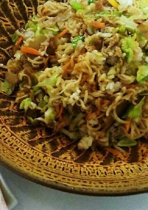 サッポロ一番常備野菜でそばめし-レシピのメイン写真