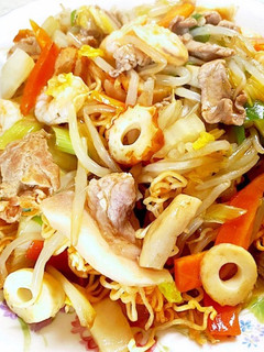 サッポロ一番で!五目あんかけ焼きそば-レシピのメイン写真
