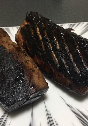 まぐろ血合い黒焦げ漬け焼き-レシピのメイン写真