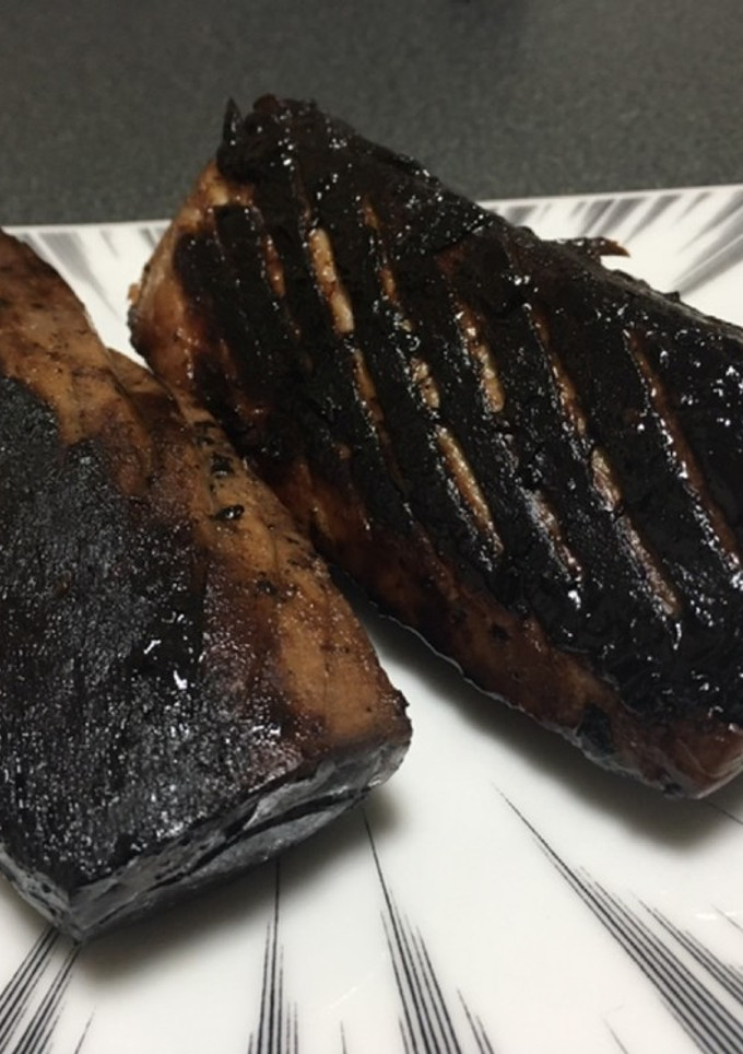 まぐろ血合い黒焦げ漬け焼き-レシピのメイン写真