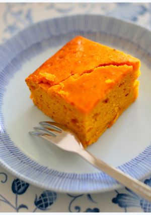 パンプキンケーキ（煮つけアレンジレシピ）-レシピのメイン写真