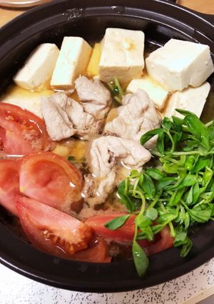トマトンすき鍋-レシピのメイン写真