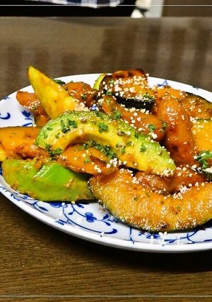 アボカド南瓜のスパイシーマヨソテー-レシピのメイン写真