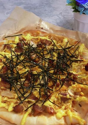 照り焼きチキンピザ-レシピのメイン写真