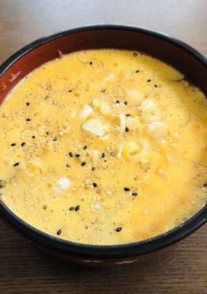 サッポロ一番ゴマ味ラーメン納豆乗せ-レシピのメイン写真