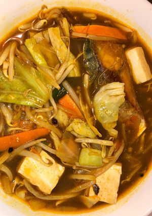 真鯖のカレー煮・野菜たっぷり| 花椒入り-レシピのメイン写真