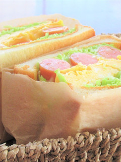 ウインナーと半熟オムレツのホットサンド-レシピのメイン写真