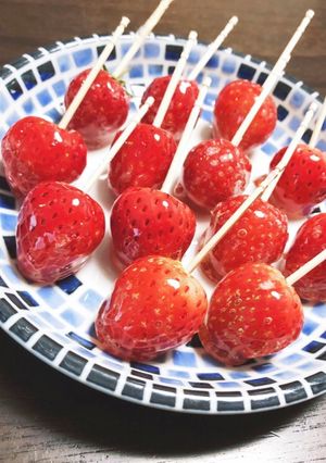 誰でも簡単!パリパリいちご飴-レシピのメイン写真