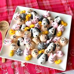 A picture of スヌーピーのメレンゲクッキー.