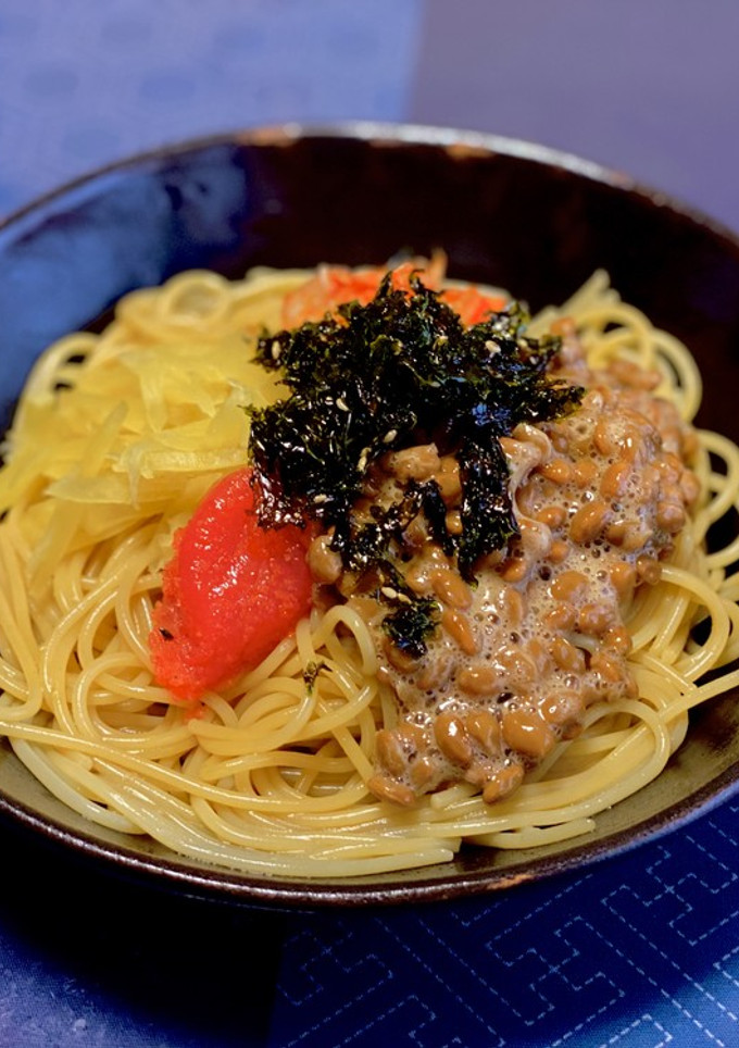 簡単☆和風納豆パスタ☆-レシピのメイン写真