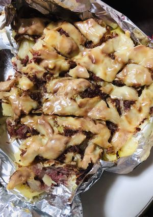 コンビーフポテトのチーズオーブン焼き-レシピのメイン写真