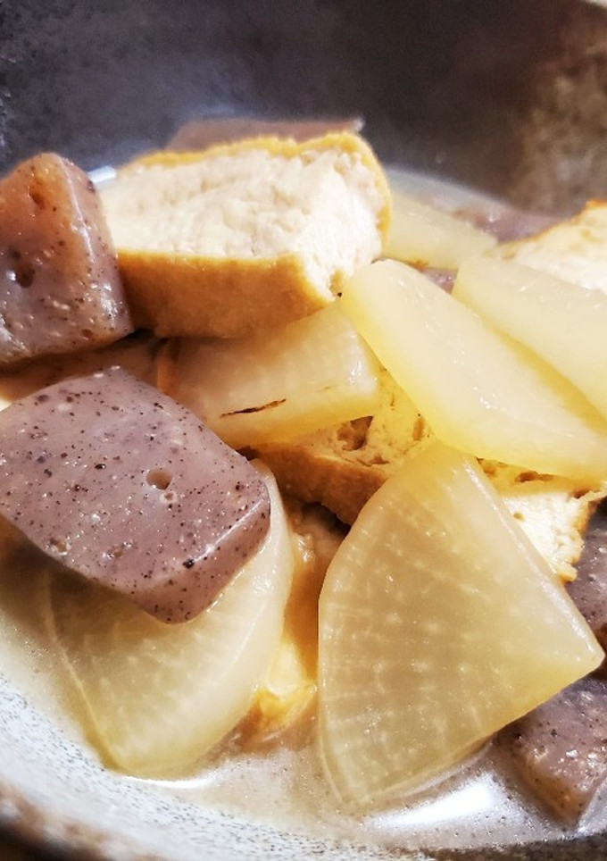 厚揚げ大根の炒め煮-レシピのメイン写真