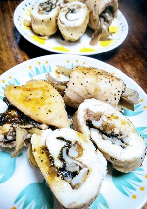 鶏ささみロール-レシピのメイン写真