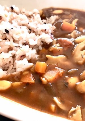 免疫力♡ダイエット♡舞茸・大豆入りカレー-レシピのメイン写真