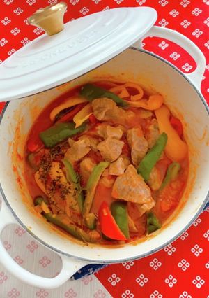 豚肉のバスク風煮-レシピのメイン写真