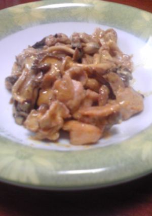 キノコと豚肉の、カレーマヨ炒め-レシピのメイン写真