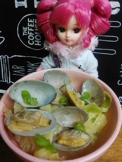 リカちゃん♡あさりとキャベツの甘酒蒸し-レシピのメイン写真
