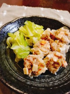 海老入りシュウマイ…付け合わせも-レシピのメイン写真
