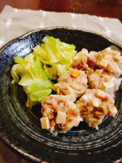 海老入りシュウマイ…付け合わせも-レシピのメイン写真