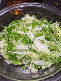 長いもと水菜の簡単サラダ-レシピのメイン写真
