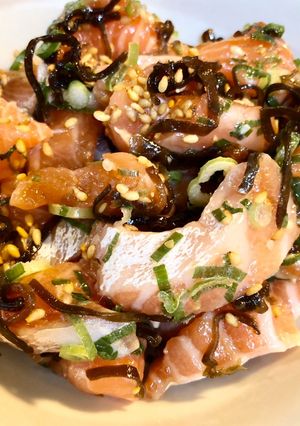 サーモンの塩昆布漬け-レシピのメイン写真