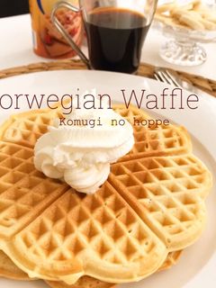 卵1個で簡単♡おいしいワッフル-レシピのメイン写真