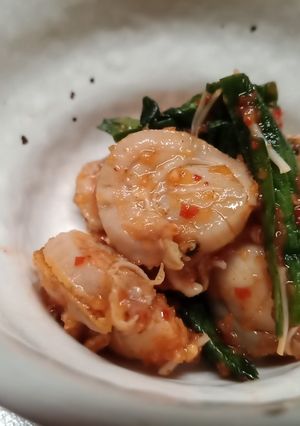 飯にも肴にも！ホタテ稚貝のキムチ-レシピのメイン写真