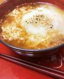 サッポロ一番ごま味でみぞれラーメン